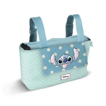 Sac bandoulière Stitch pour enfants avec bandoulière réglable en cuir