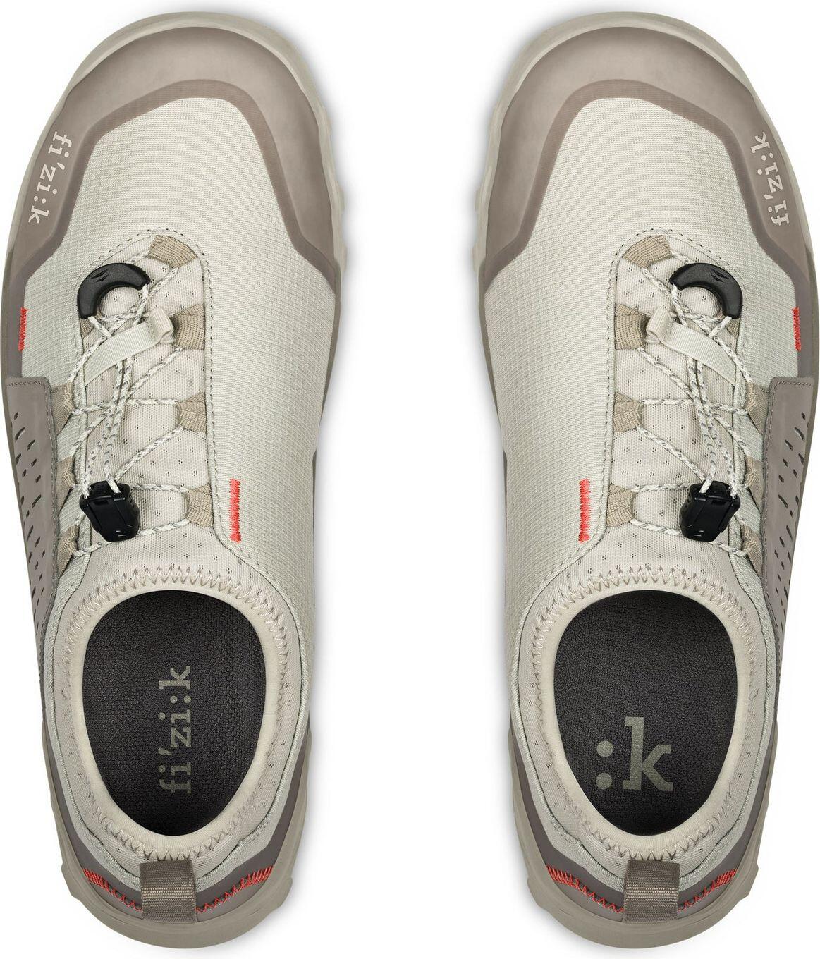 Chaussures VTT pour Pédale Plate Fizik Ergolace 2 Flat Blanc/Beige 3/7