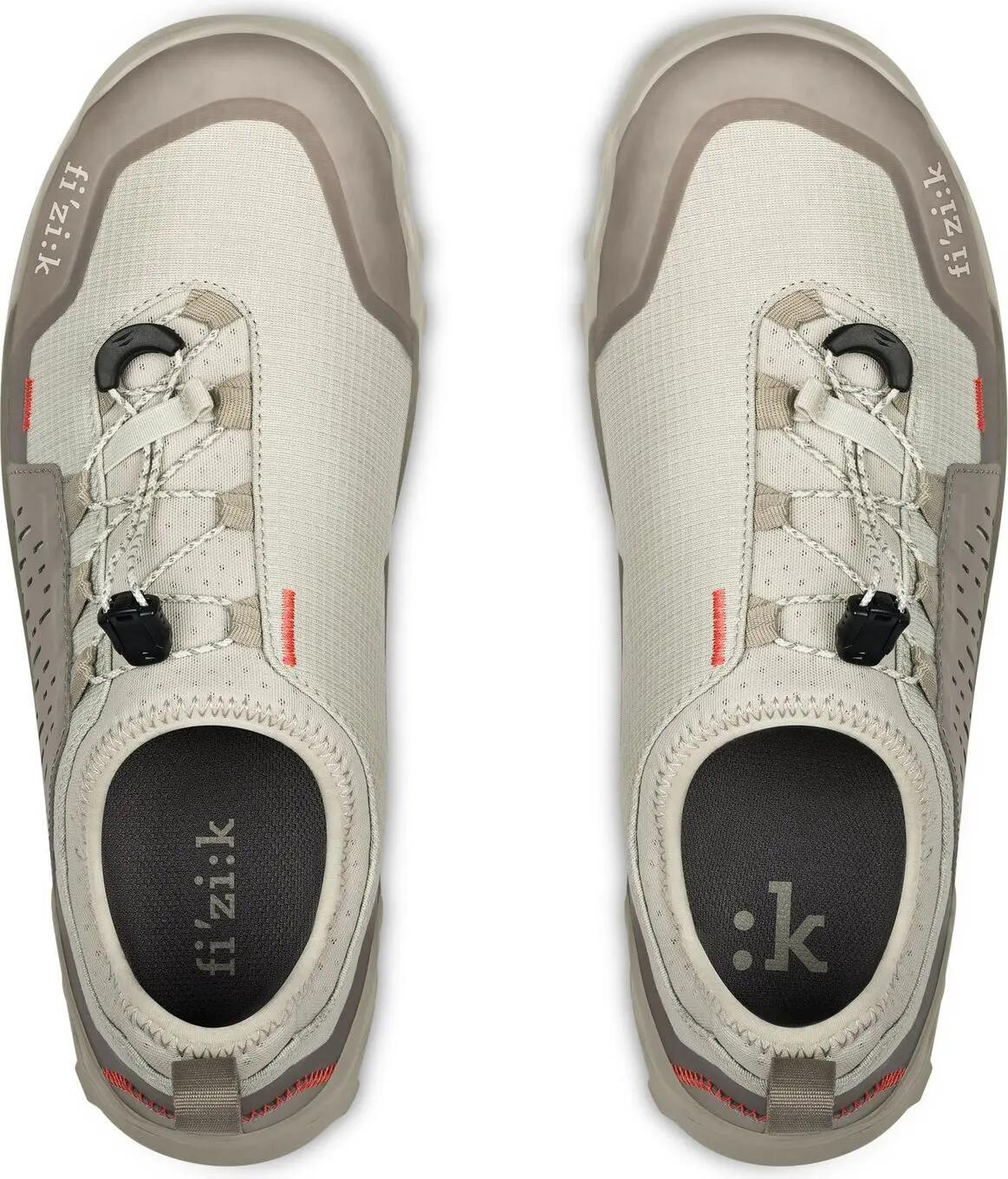 Chaussures VTT pour Pédale Plate Fizik Ergolace 2 Flat Blanc/Beige 3/7