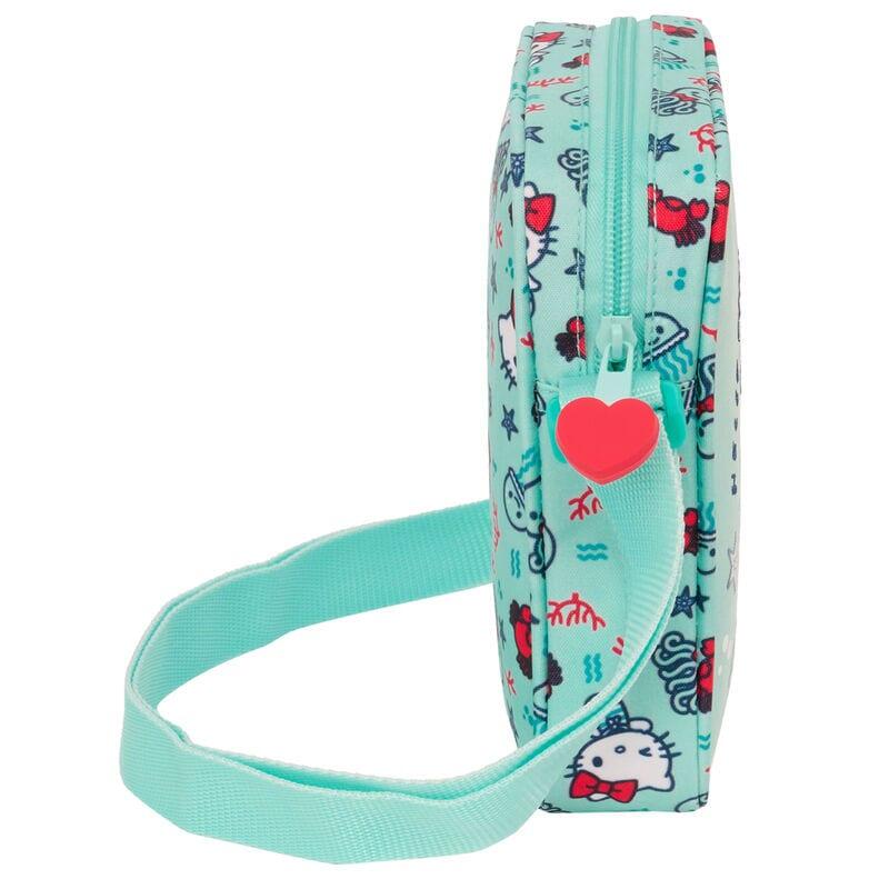 Mochila esportiva infantil reciclada Moos Lovely com alça de ombro azul 3/3