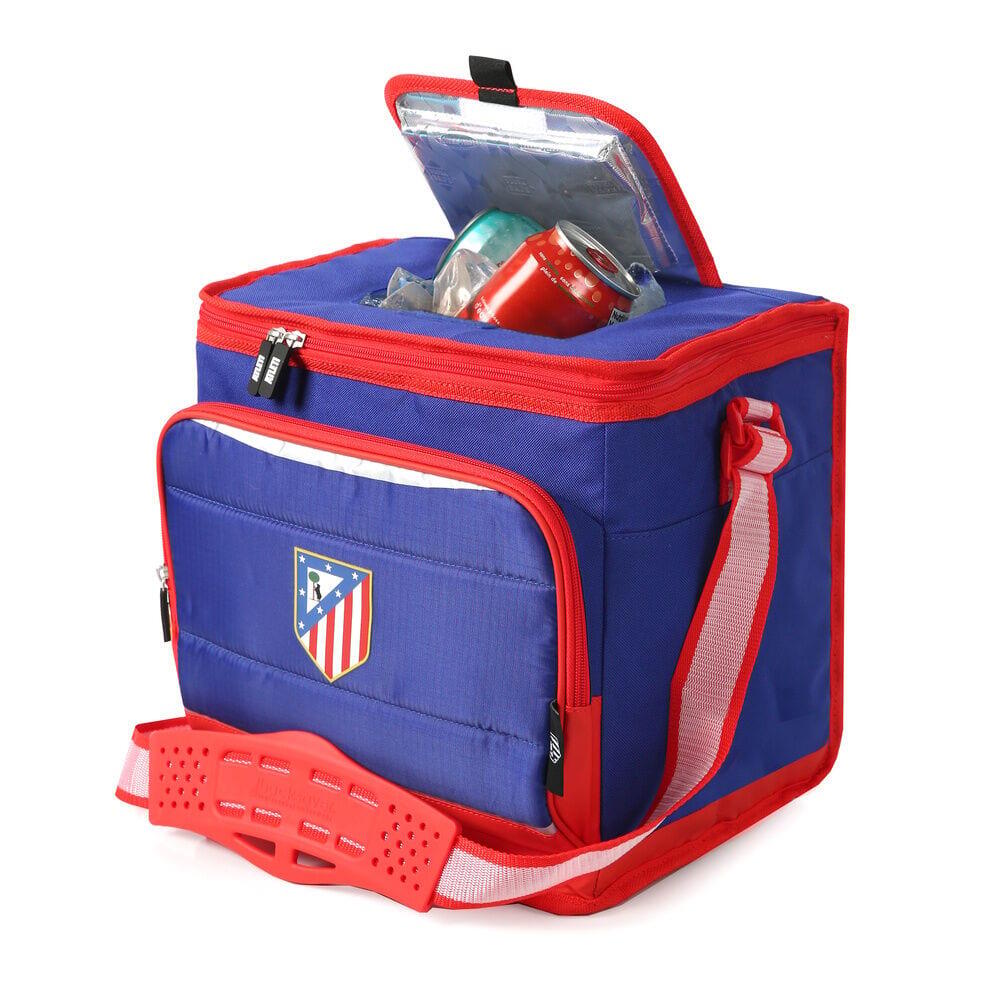Lancheira dobrável térmica para adultos do Atlético de Madrid - Azul 3/4