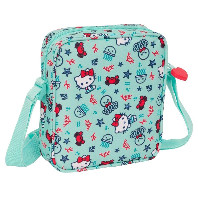 Mochila esportiva infantil reciclada Moos Lovely com alça de ombro azul 2/3