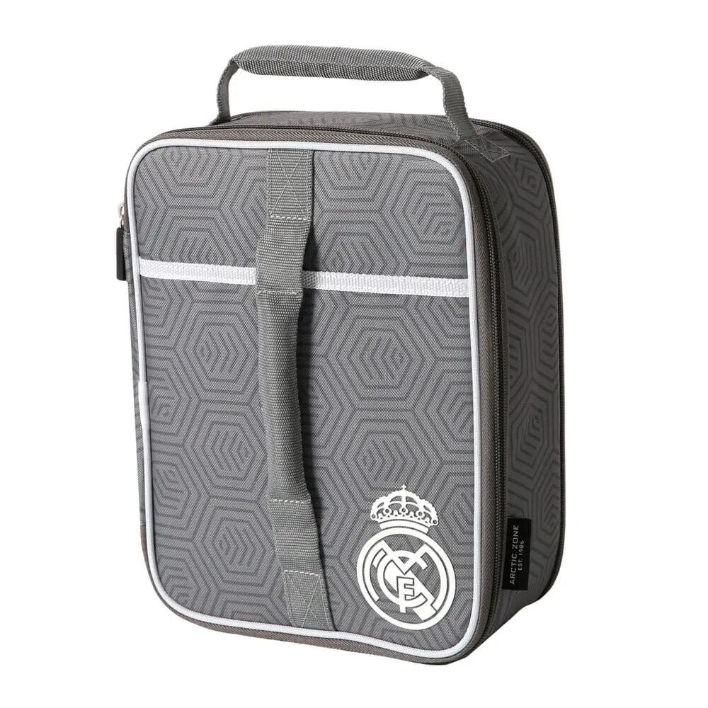 Kinderlunchtas Real Madrid thermisch met bakje 650 ml grijs 4/6