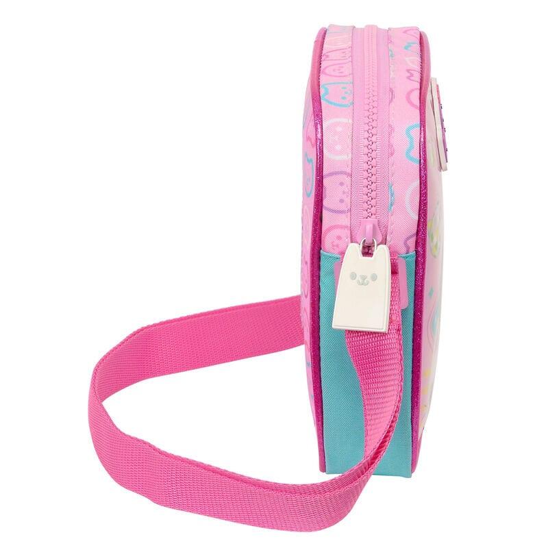 Bolsa de praia infantil Ursinhos Carinhosos, poliéster resistente, rosa 3/3