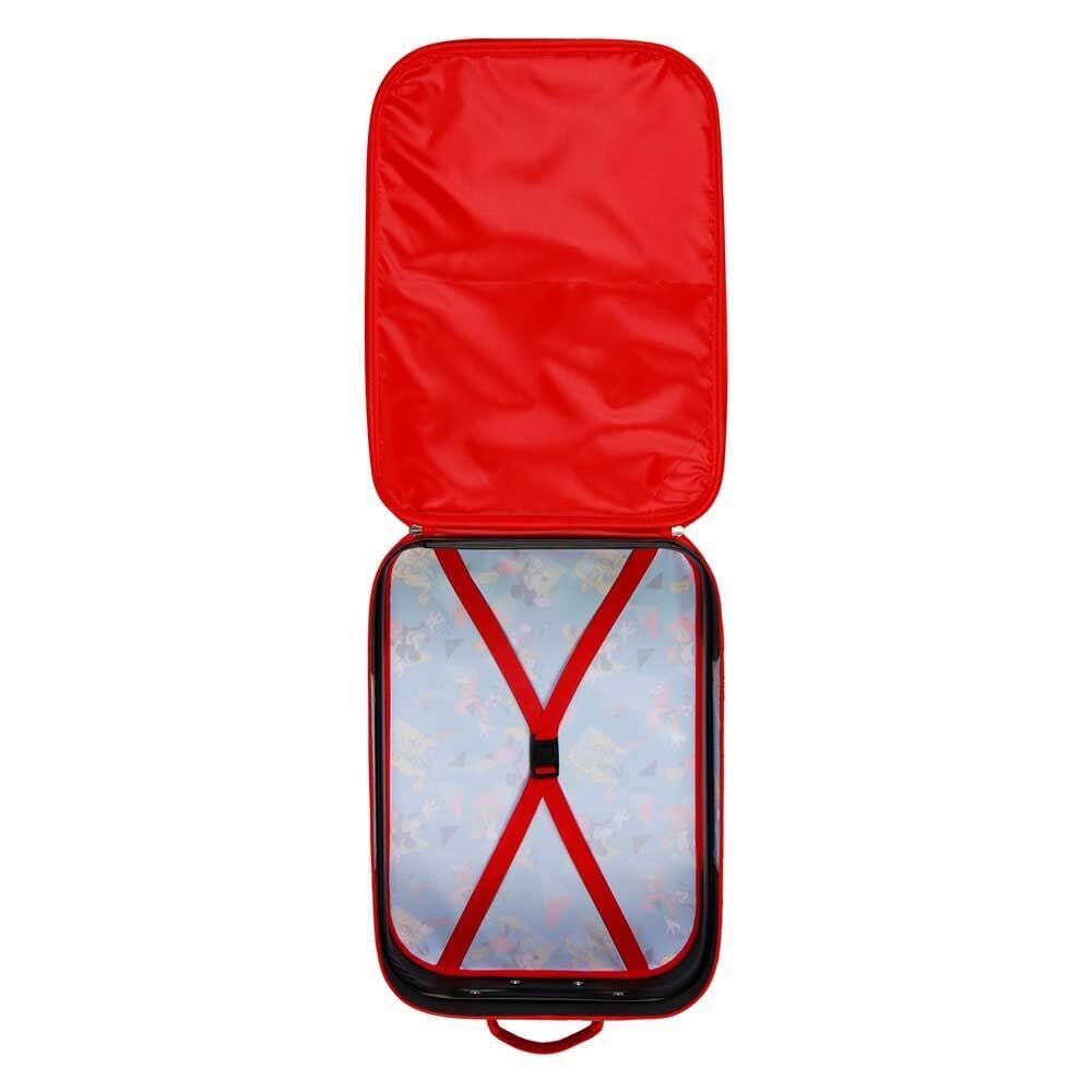 Valise à roulettes Mickey Mouse pour enfants avec relief 3D et poignée 3/7