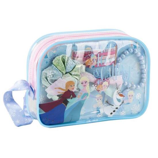 Coffret beauté La Reine des Neiges pour enfants avec pochette transparente