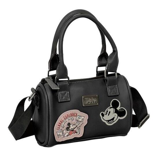 Sac de sport enfant Mickey Mouse avec bandoulière et fermeture éclair - Noir