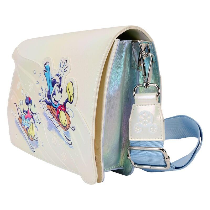 Schultertasche für Erwachsene, Mickey und Freunde, veganes Leder 3/4