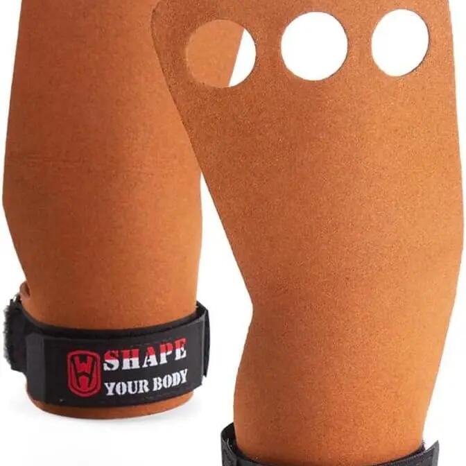 2 Hand Protectors for Weightlifting - Grips (brown) FF