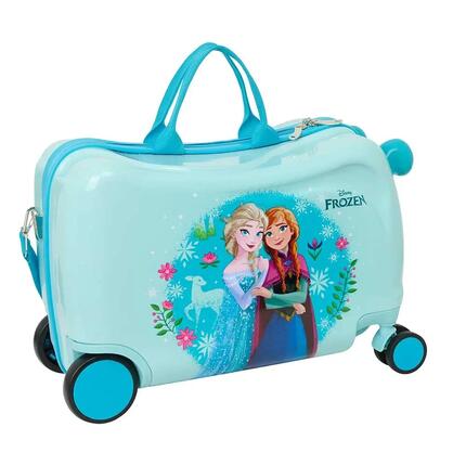 Chariot pour enfants La Reine des Neiges avec bandoulière et roues pivotantes