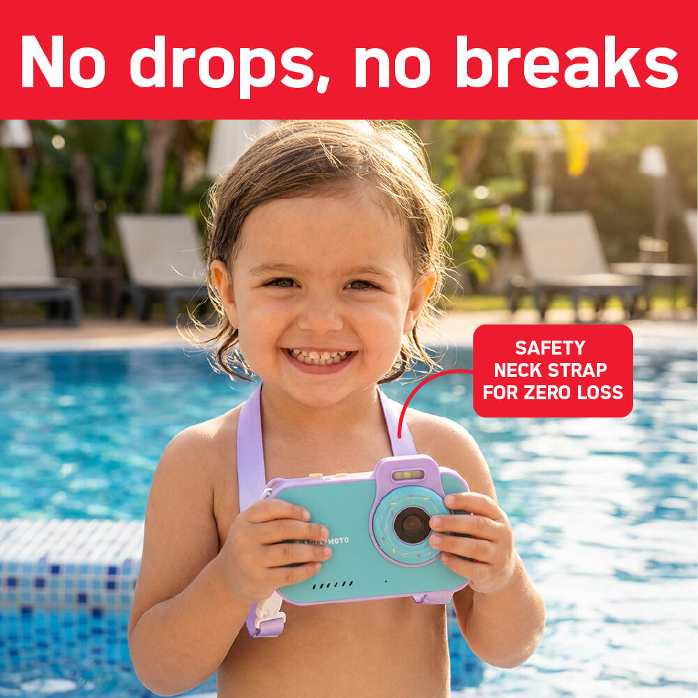 AGFAPHOTO Realikids Cam Waterproof 12MP Câmara para crianças - Azul 7/7