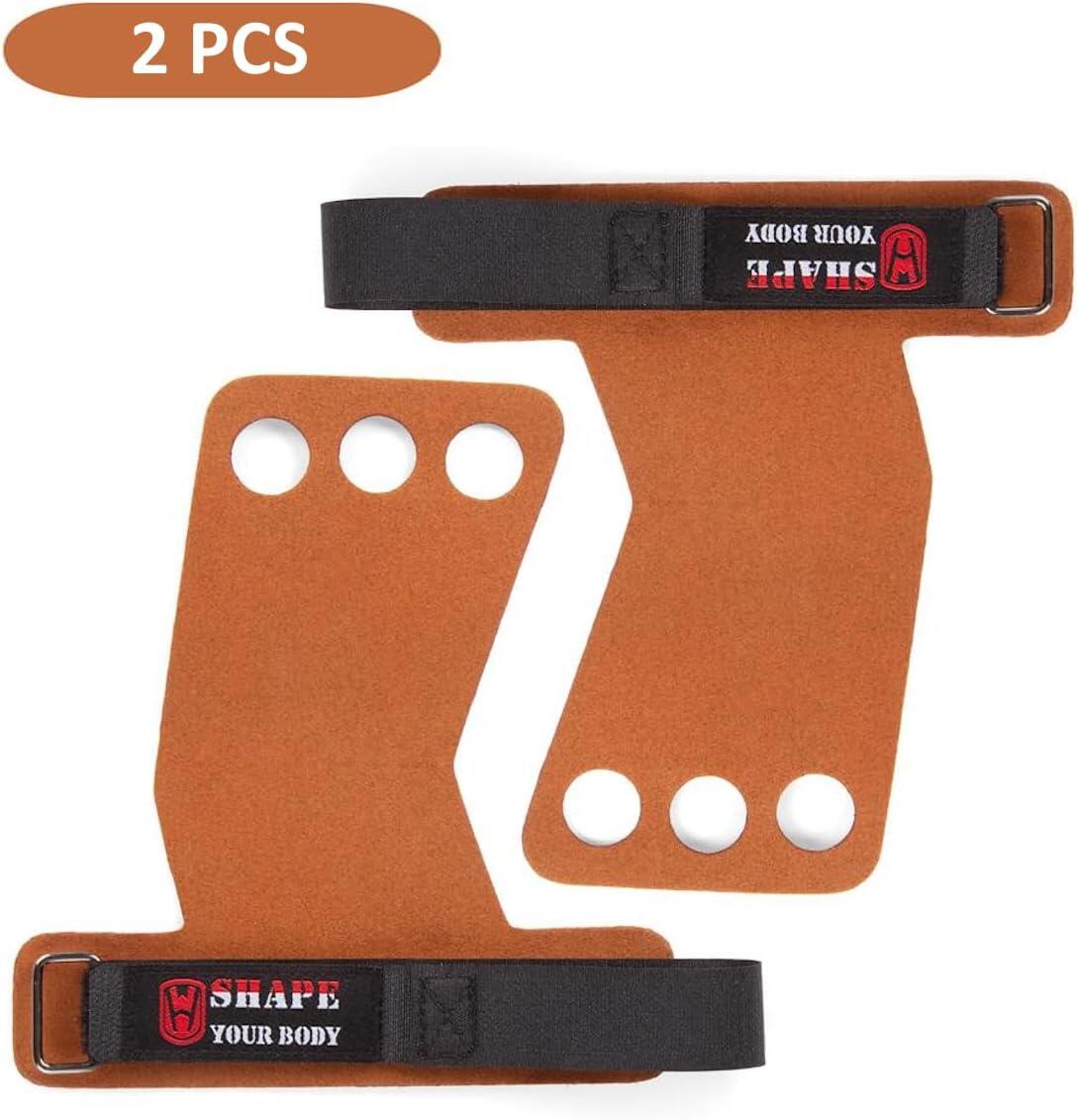 2 Para-mani per Crossfit e Sollevamento Pesi - Paracalli Grips (marrone) FF 4/4