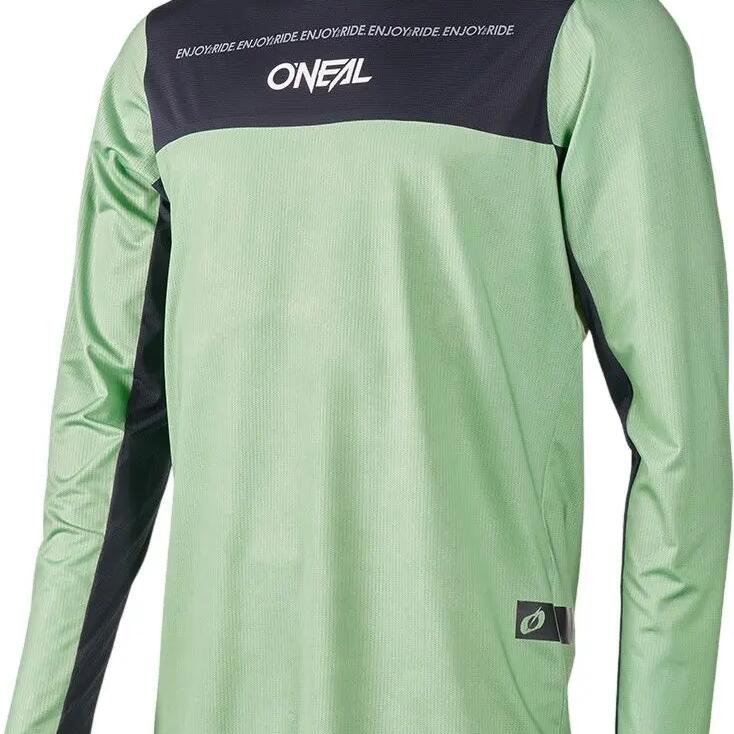 O'Neal Element Hybrid V.26 Long-Sleeve Jersey - Black/Green