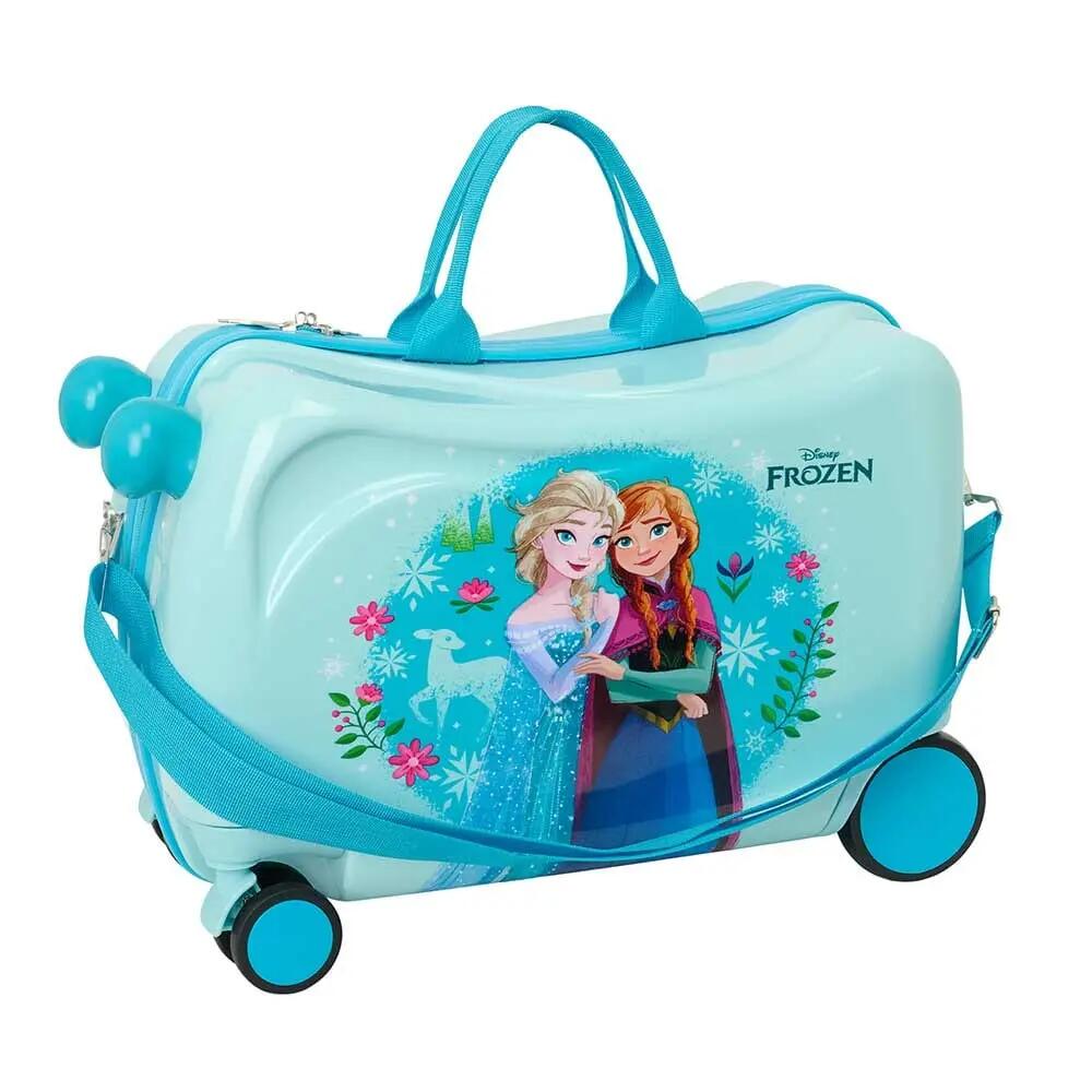 Chariot pour enfants La Reine des Neiges avec bandoulière et roues pivotantes 4/6