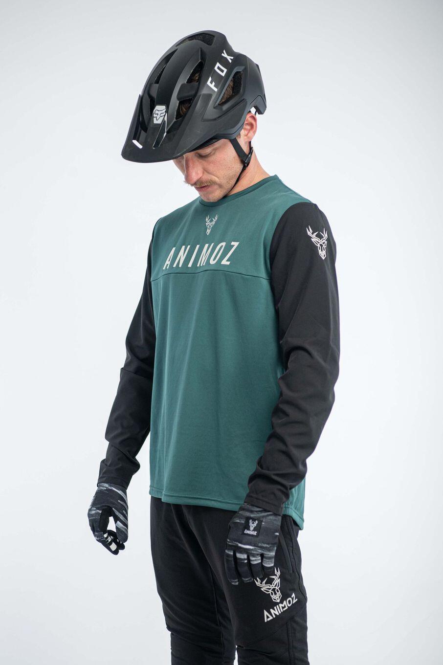 Maillot Manches Longues Animoz Wild Vert 3/5