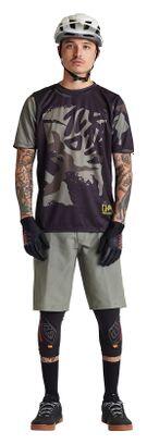 Troy Lee Designs Flowline Maglia a maniche corte Nero/Verde 7/7