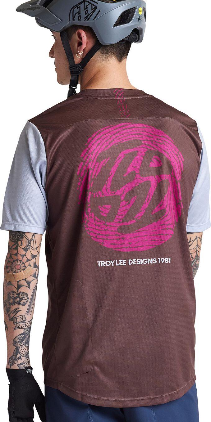 Troy Lee Designs Flowline Maglia a maniche corte Grigio/Marrone 5/6