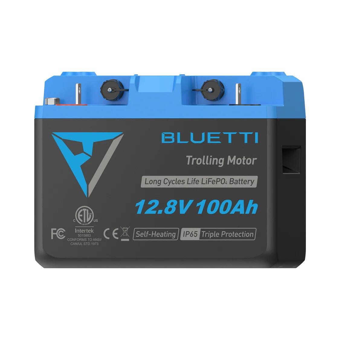 Bateria B1210 LiFePO₄ para motor de pesca | 12,8V 100Ah adaptada ao sistema RV5 4/7