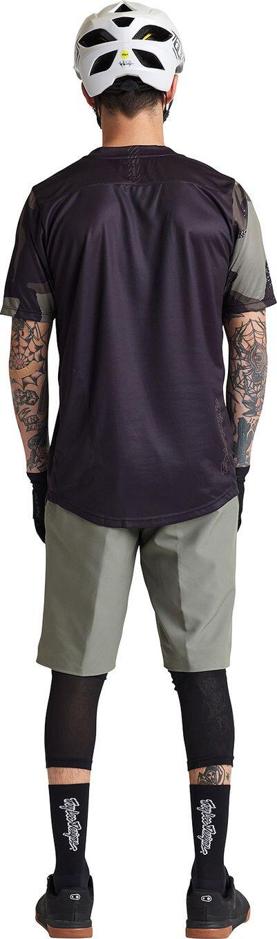 Troy Lee Designs Flowline Maglia a maniche corte Nero/Verde 6/7