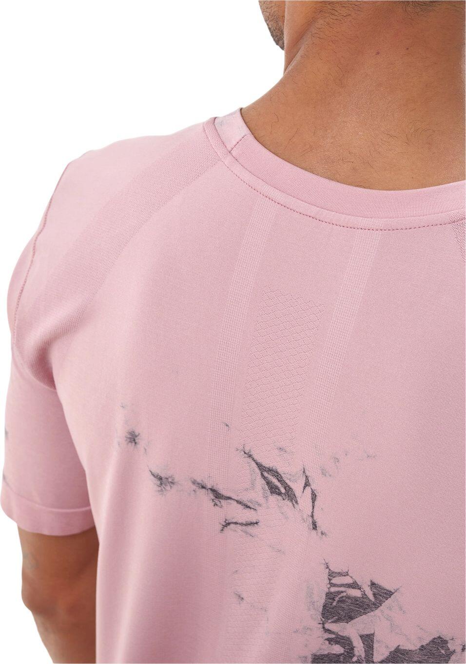 Maglia a maniche corte Compressport Performance Eat My Dust! Rosa da uomo 4/6