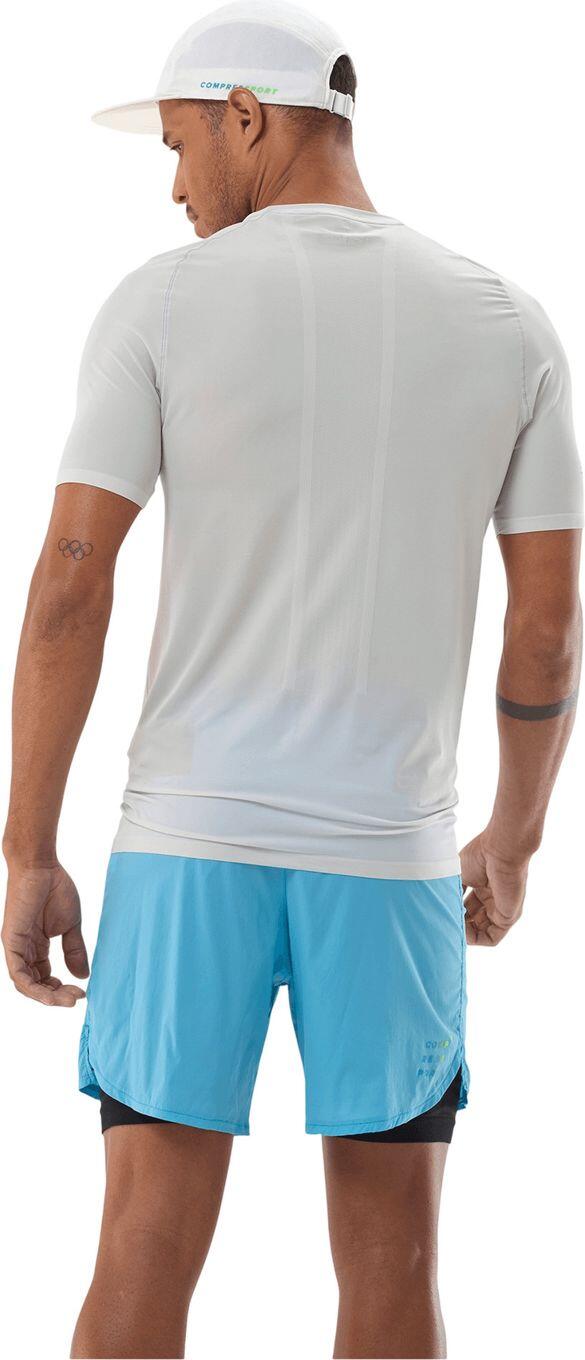 Camisola de manga curta Compressport Trail Racing cinzenta para homem 2/7