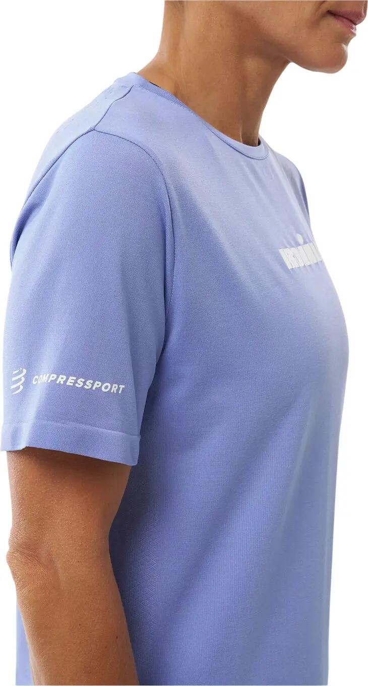 T-Shirt Compressport Training Ironman 2026 Bleu/Blanc Femme 2/6