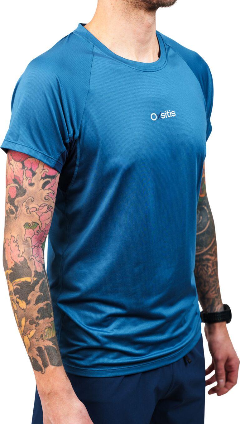 T-Shirt Trail Oxsitis X-Train Bleu Homme 3/7