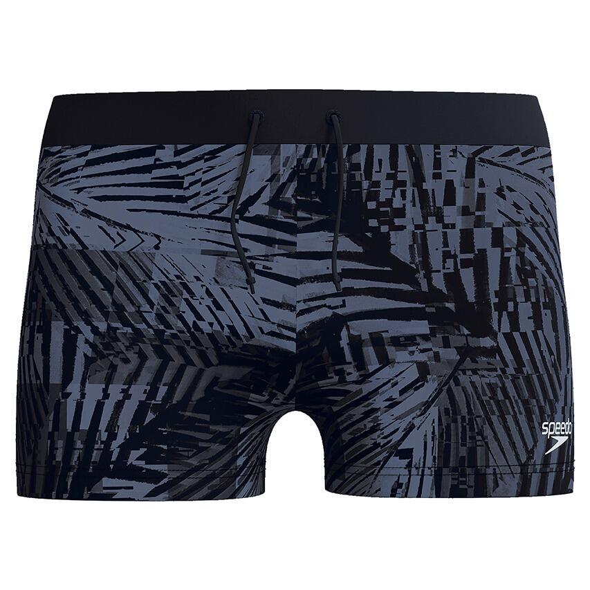 Heren Aquashort Valmilton Palm Zwart & Grijs Multi 7/7