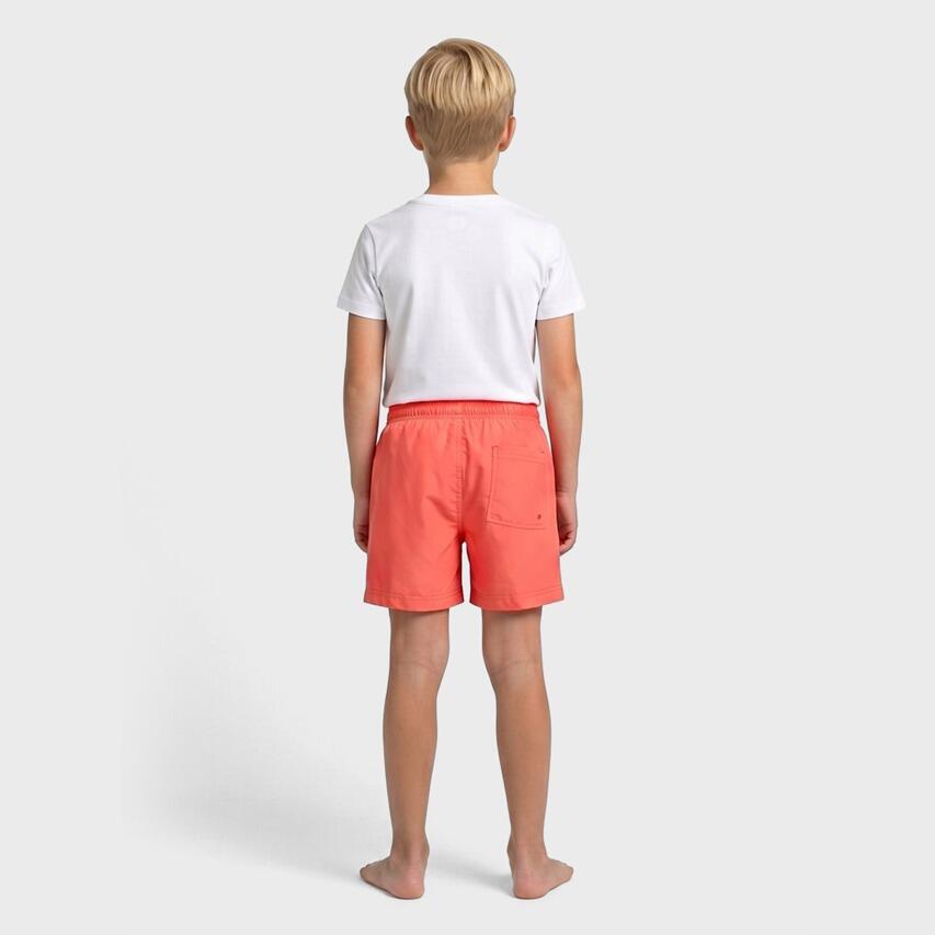 Kids Zwemshort Sunrise Triple Logo Koraal Oranje 3/6