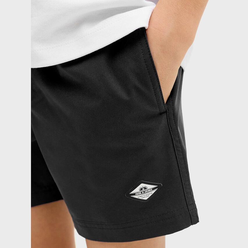 Kids Zwemshort Double Waistband Surf Zwart 4/6