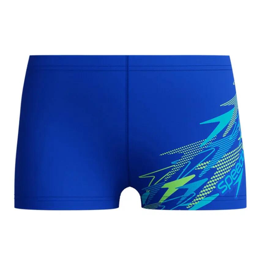 Maillot - Natation - Garçon - Aquashort Medley Logo - Bleu royal vert 4/7
