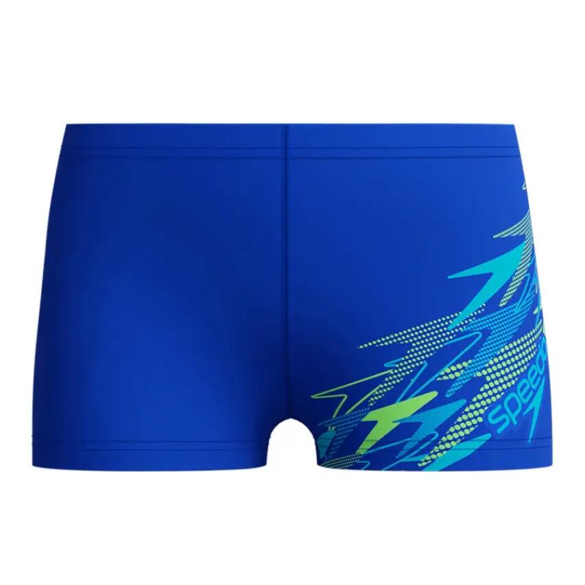Maillot - Natation - Garçon - Aquashort Medley Logo - Bleu royal vert 3/7
