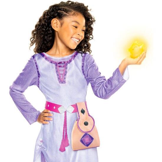 Wish Kindertasche mit leuchtendem Stern und pink-gelben Accessoires 3/4