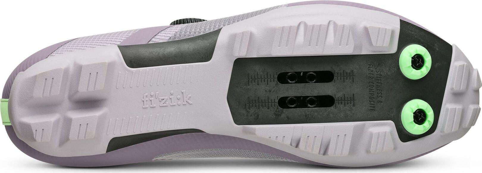 Chaussurres VTT Fizik Proxy Violet/Vert 6/7