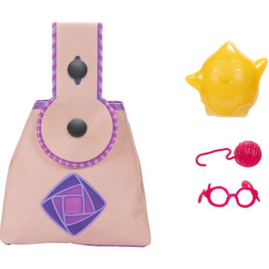 Wish Kindertasche mit leuchtendem Stern und pink-gelben Accessoires 2/4