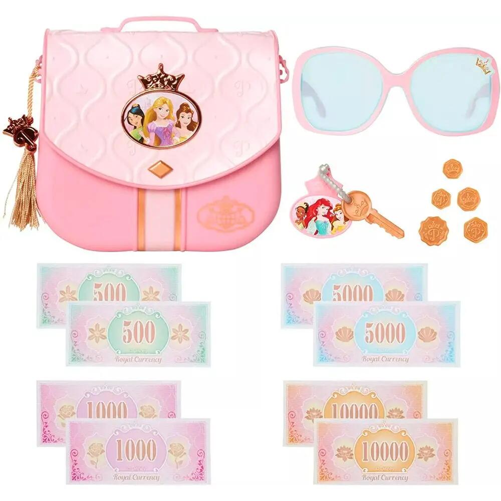 Kinderreistas met bril en accessoires Prinsessen roze 3/4