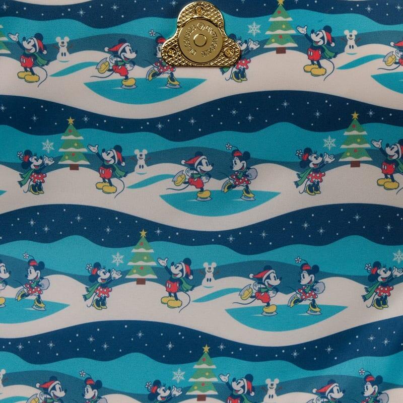 Bolso Bandolera Infantil Mickey Holiday con Asa Superior y Correa Ajustable Azul 4/5
