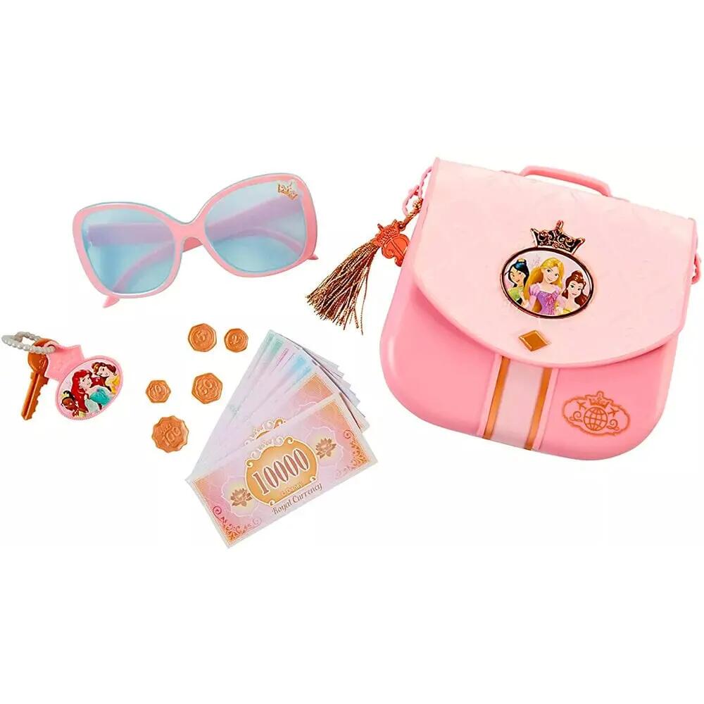 Kinderreistas met bril en accessoires Prinsessen roze 2/4