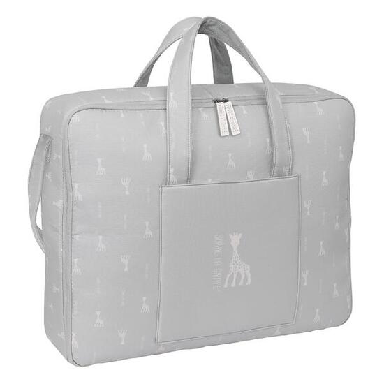 Sac de sport pour enfant Sophie la Girafe, recyclé, imperméable, gris