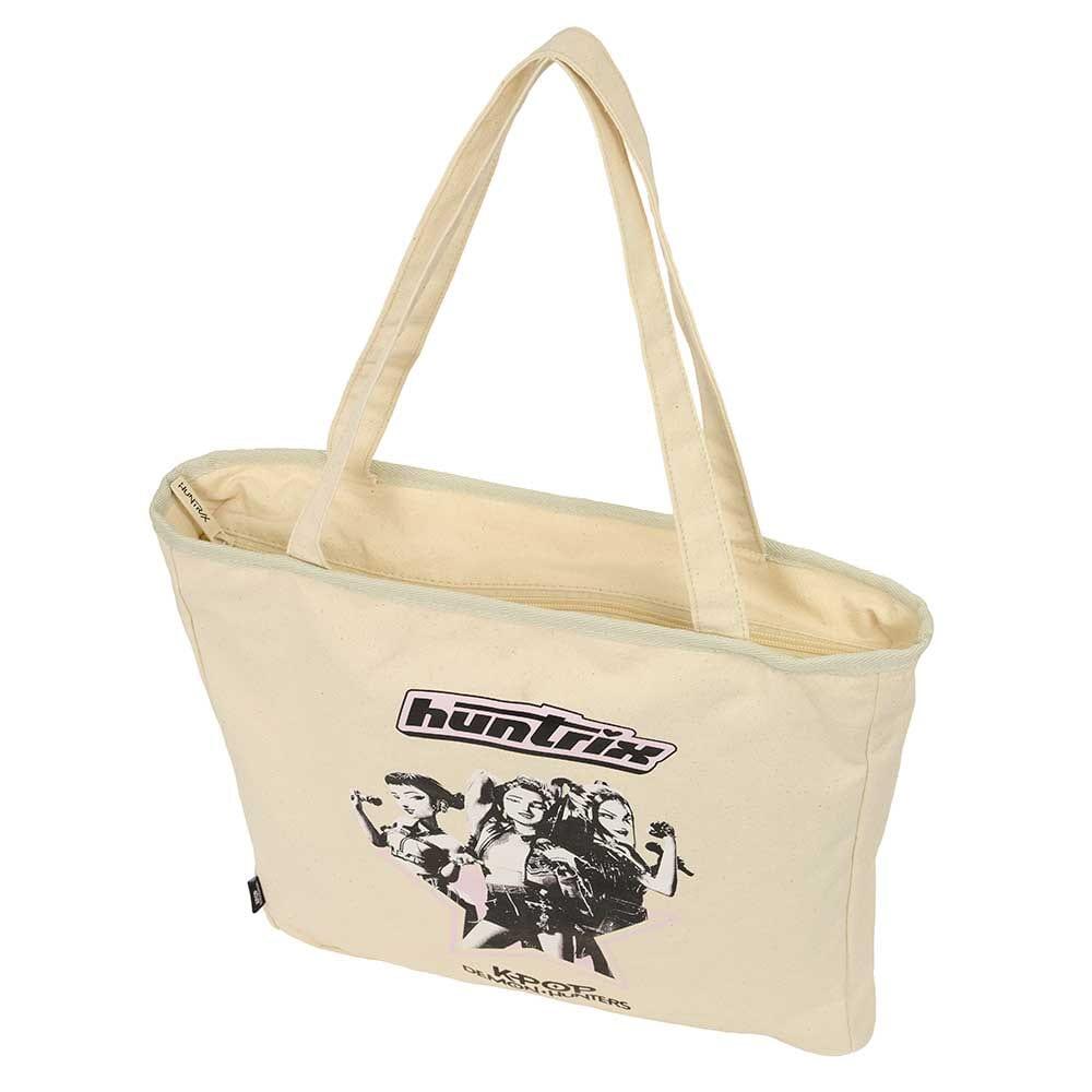 Bolsa de praia infantil Wednesday com alças de corda preta resistentes. 3/4