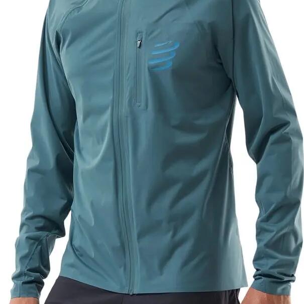 Compressport Tempest Waterproof Jacket Blue for Men