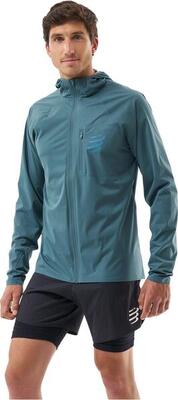 Compressport tempest waterdichte jas blauw voor heren