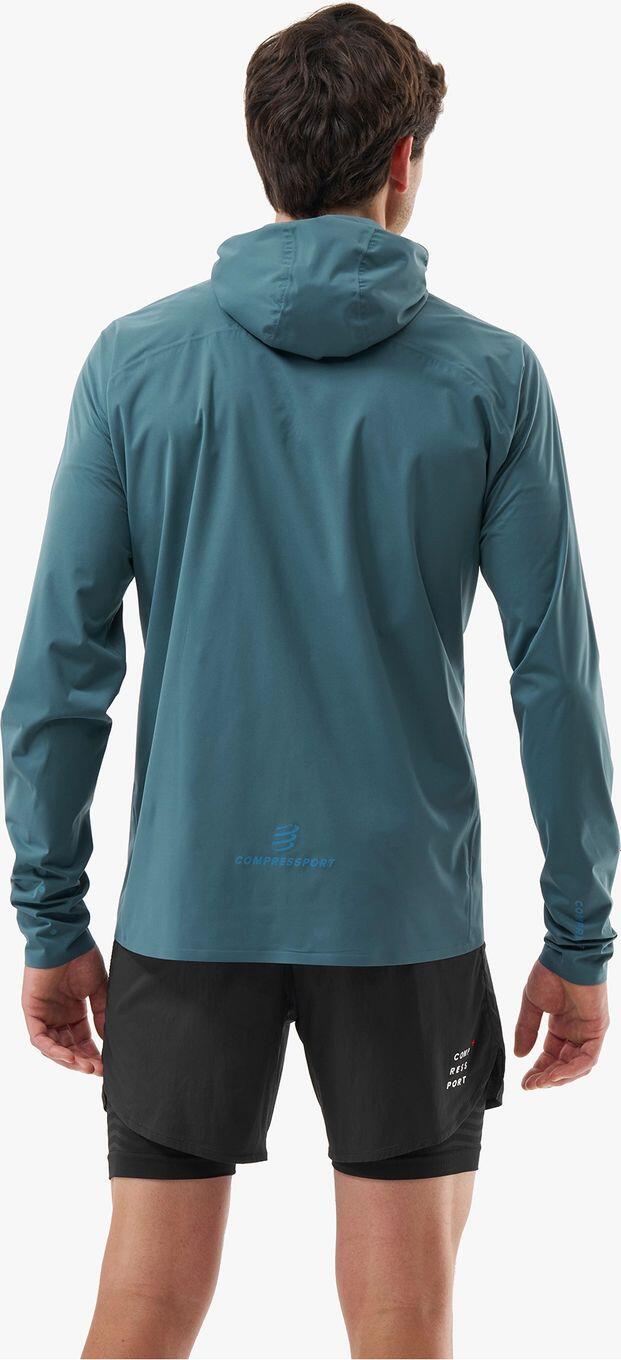 Casaco Impermeável Compressport Tempest Azul para Homem 4/6