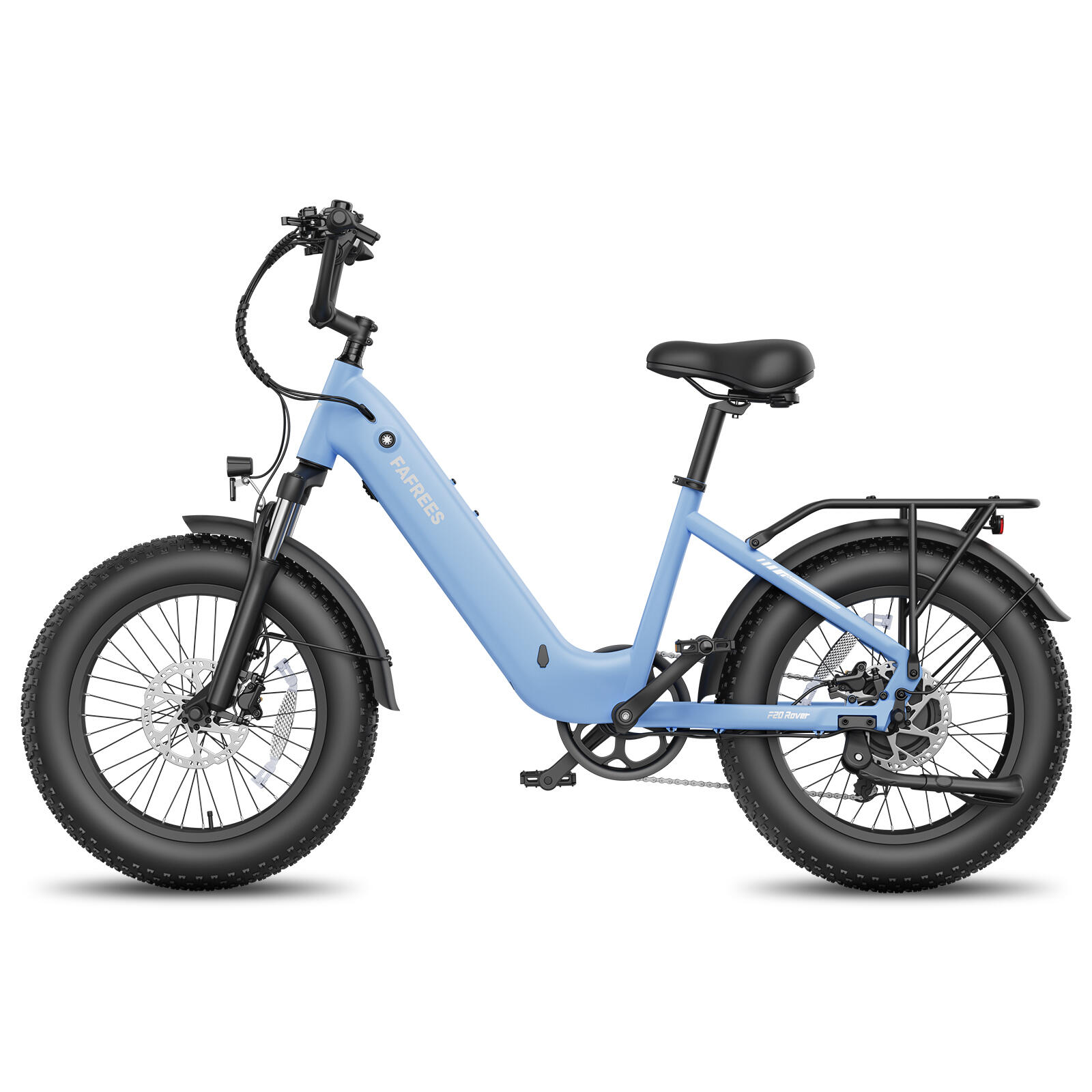 FAFREES F20 Rover Elektrofahrrad, 48V 20Ah Akku, hydraulische Scheibenbremsen. 2/7