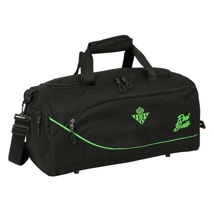 Sac de sport Real Betis pour adulte avec bandoulière et poches - Noir