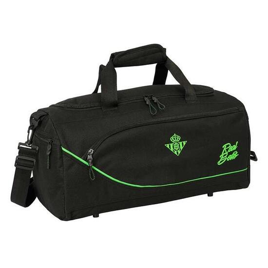 Sac de sport Real Betis pour adulte avec bandoulière réglable, noir