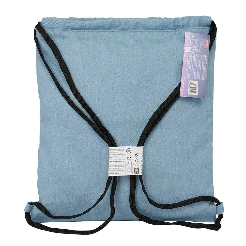 Bolsa de Deporte Saco Plano Infantil K-Pop Demon Hunters con Bolsillo Azul 7/7