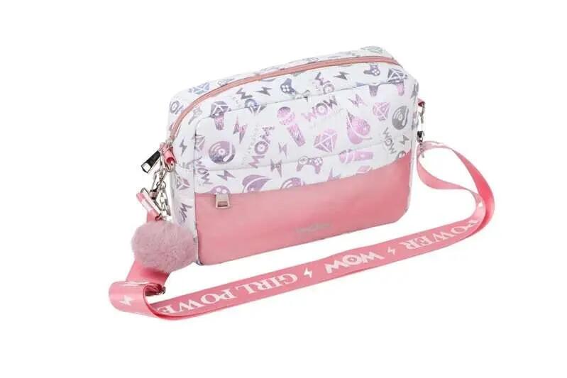 Borsa a tracolla per bambini Wow Generation con tracolla regolabile, rosa 2/4