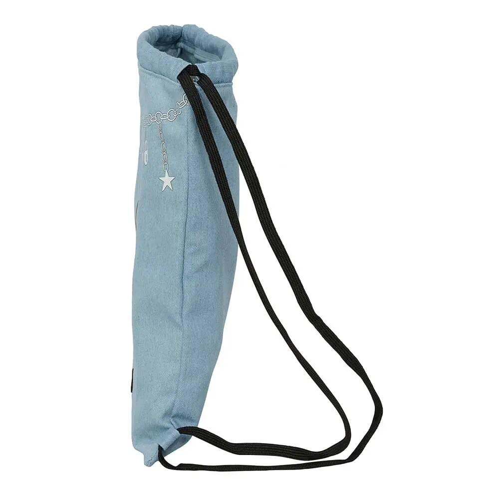 Bolsa de Deporte Saco Plano Infantil K-Pop Demon Hunters con Bolsillo Azul 5/7