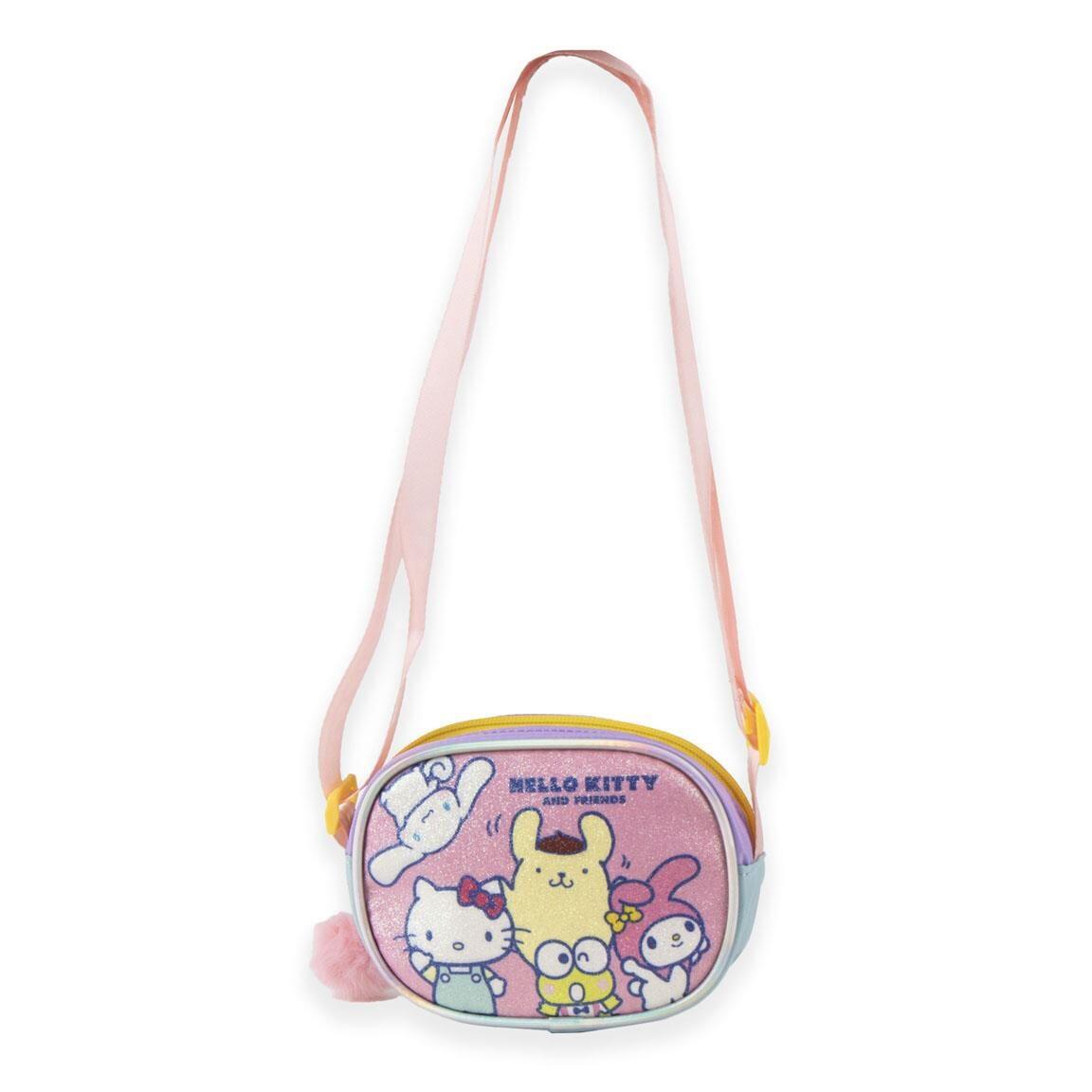 Sac à bandoulière pour enfant en forme de cœur Minnie Mouse avec nœud rose 3/5